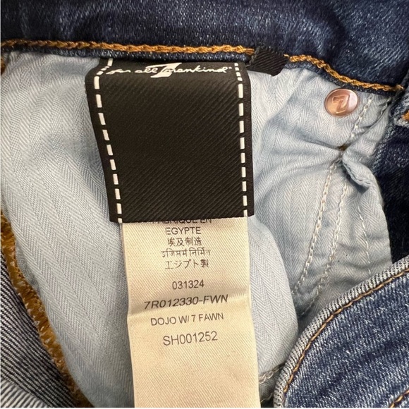 7 For All Mankind Dojo Original Jeans Trouser NWT Size 29 7FAMK Color Fawn - Picture 7 of 8